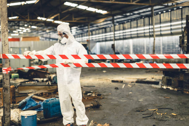 Professional Unattended Death Cleanup technician working in Walsh, IL